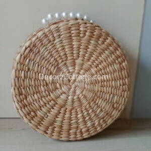 Pearl Handle Round Bag