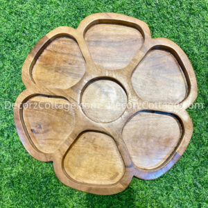 Flower Wooden tray