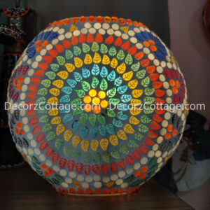 product-grid-gallery-item Mosaic Oval Glass Lamp