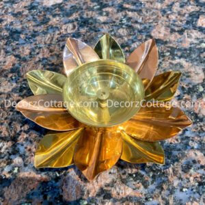 Brass Flower Diya