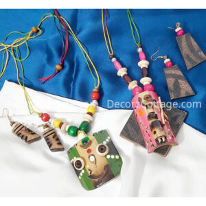 Wooden beads Necklace set