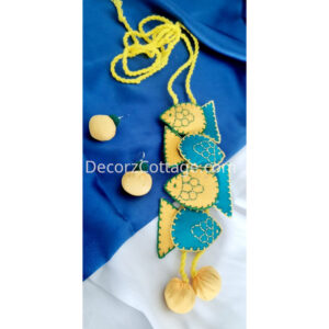 Fabric Fish Necklace set