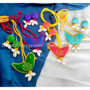 product-grid-gallery-item Fabric Bird Necklace set